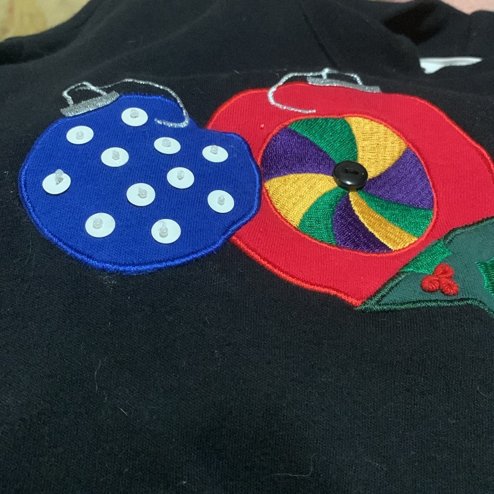 BECHAMEL women’s size PP embroidered Christmas shirt - Picture 6 of 11